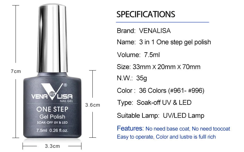 VIP5 Kit Nail Gel Polish