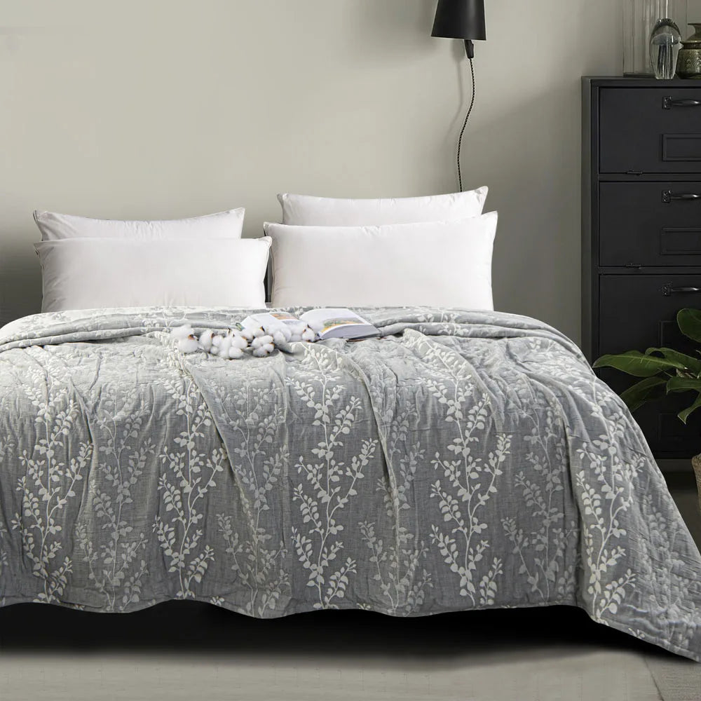 3 Layers Cotton Muslin Bed Blanket