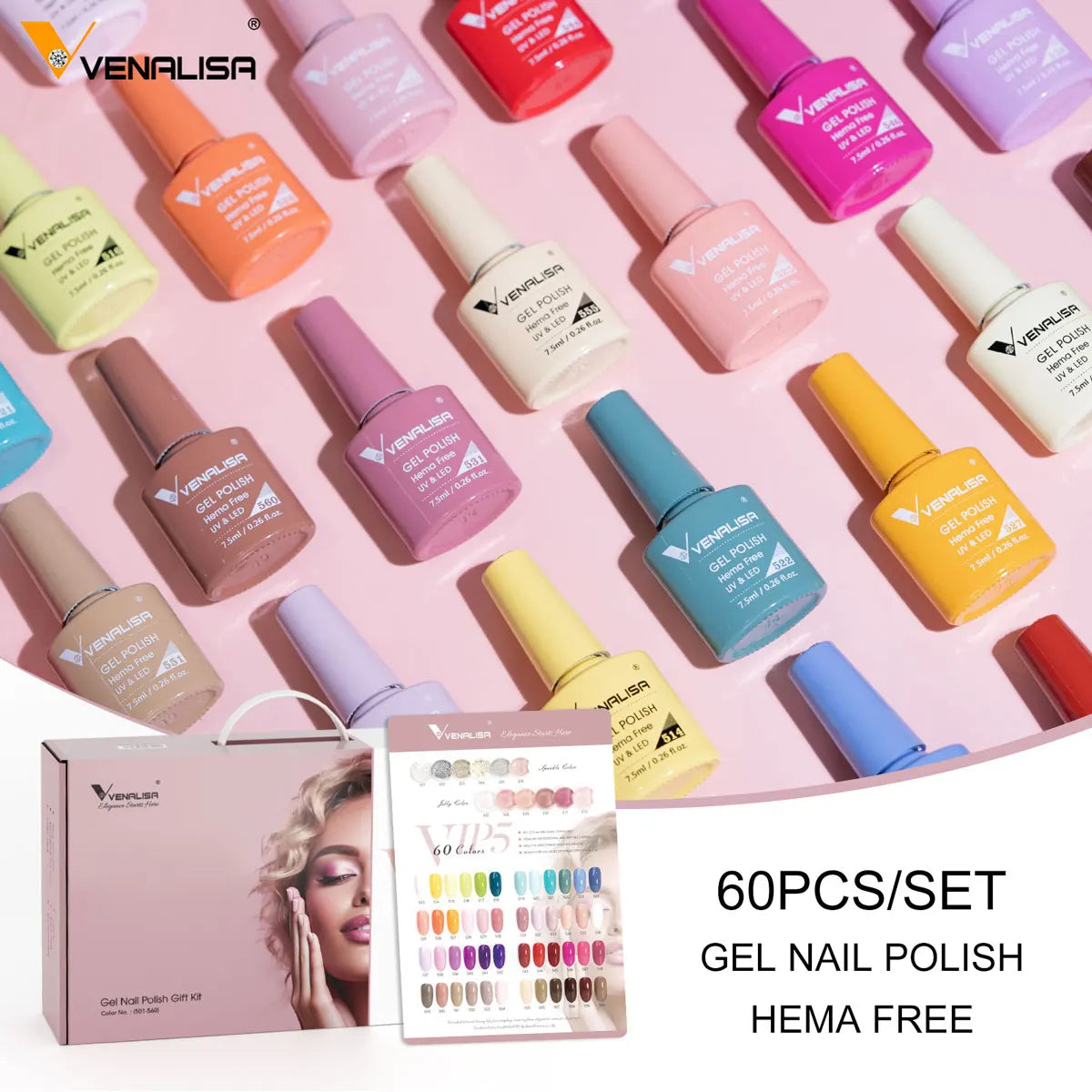 VIP5 Kit Nail Gel Polish