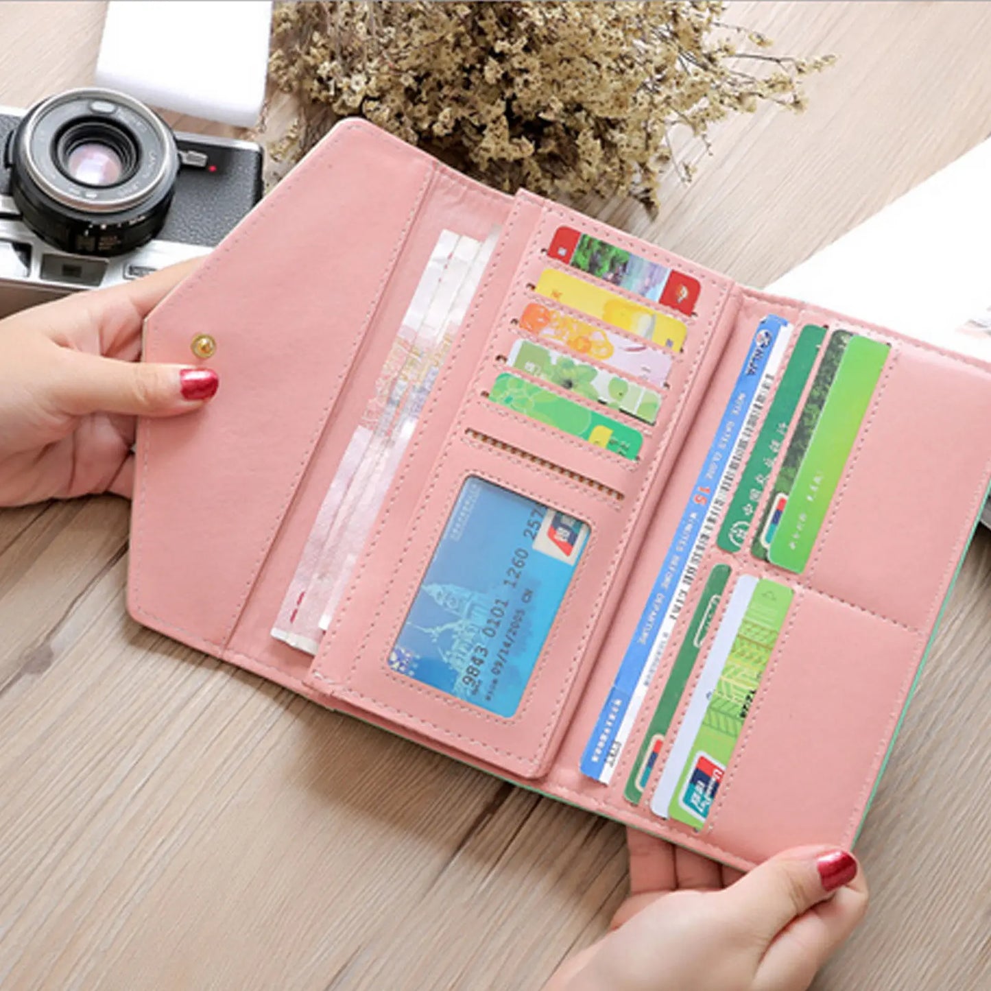Floral Print Wallet