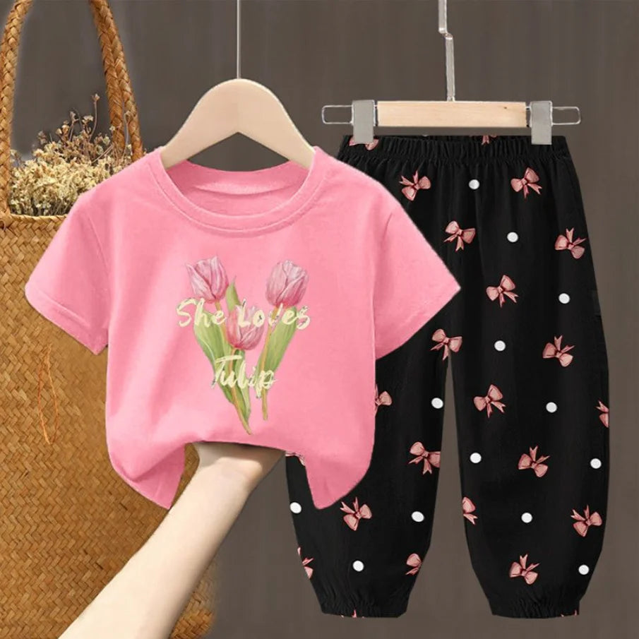 2PCS Baby Girl Clothes