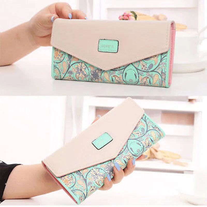 Floral Print Wallet