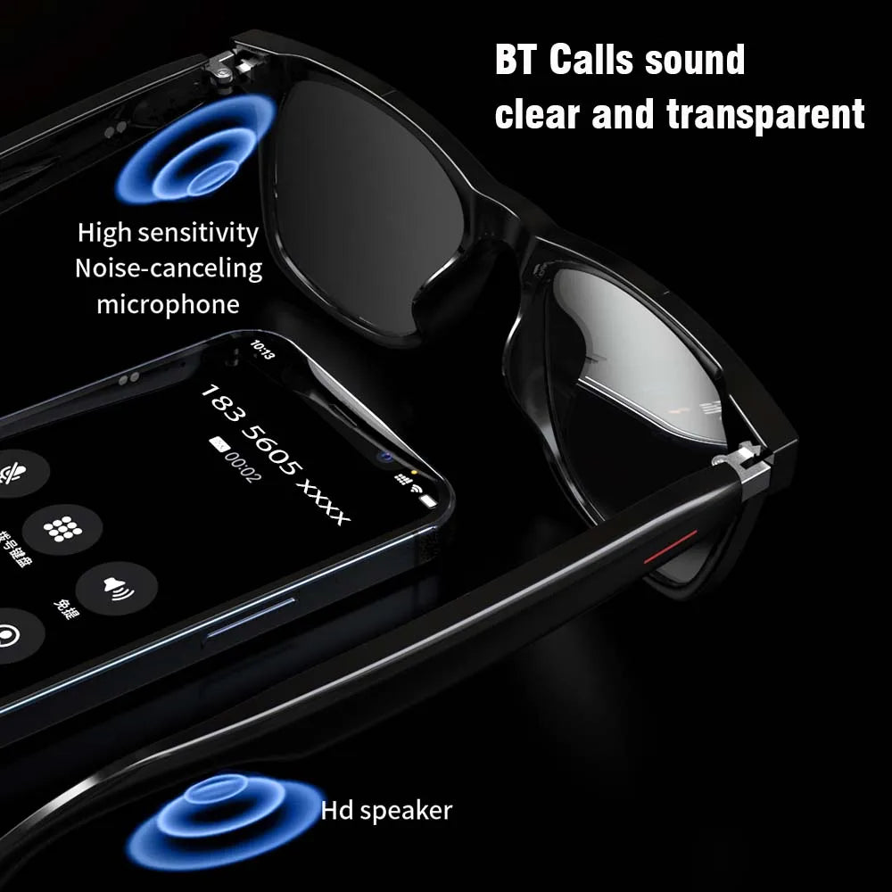 Smart Waterproof Hands-Free Calling Glasses