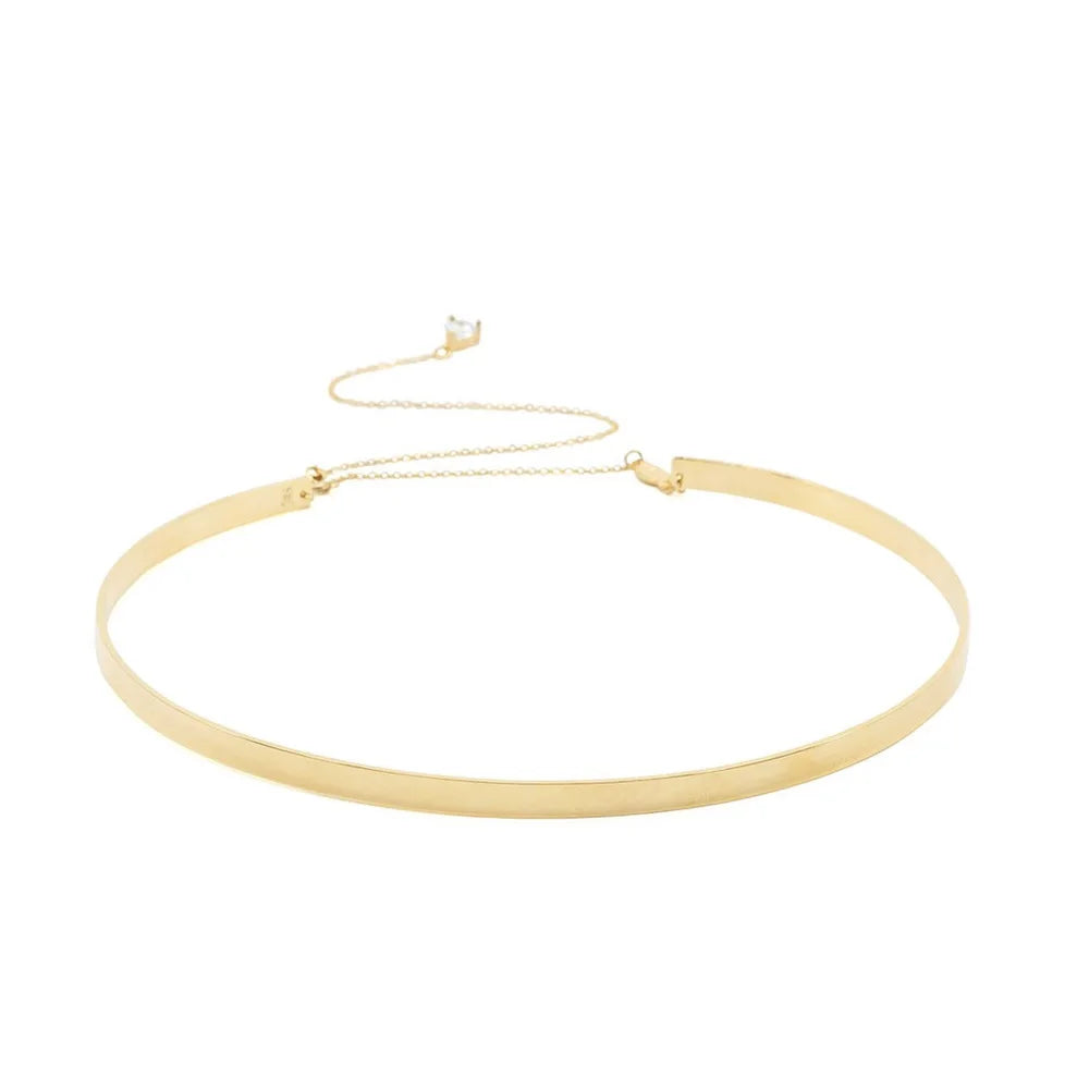 Backless Back Chain Collar Necklace