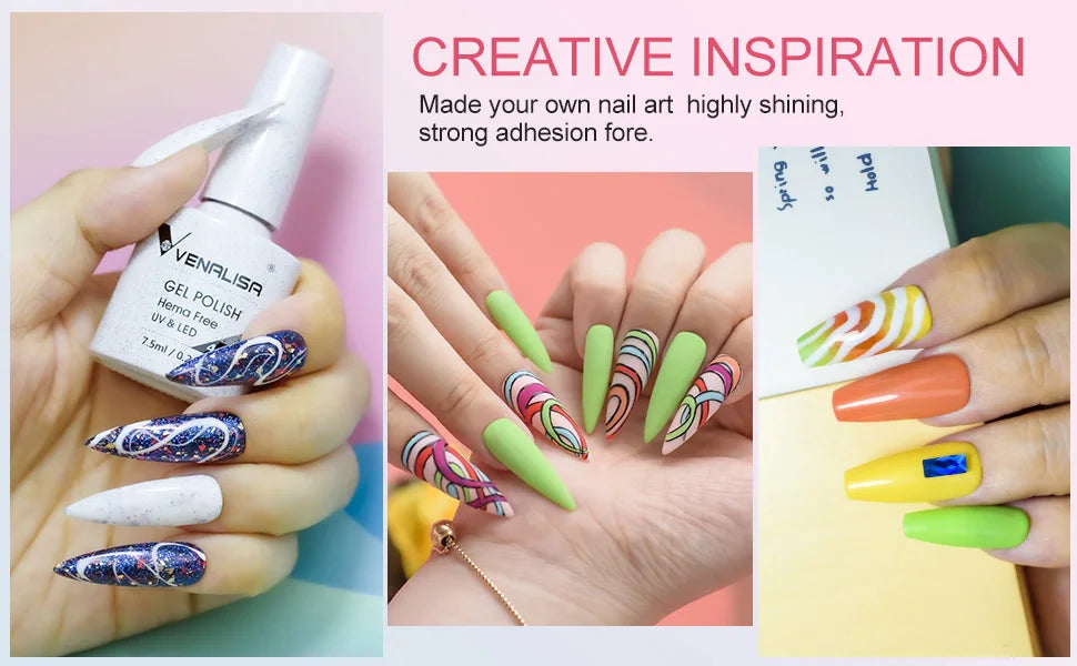 VIP5 Kit Nail Gel Polish