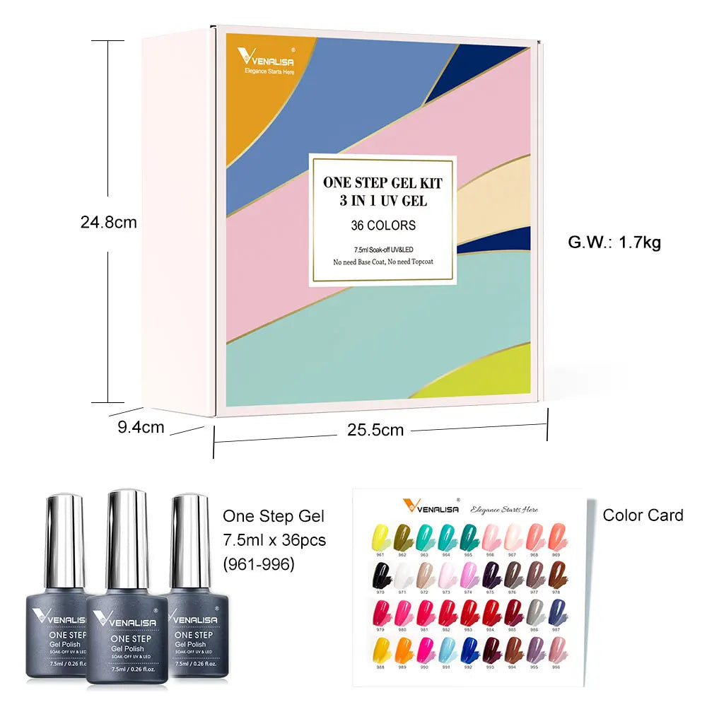 VIP5 Kit Nail Gel Polish