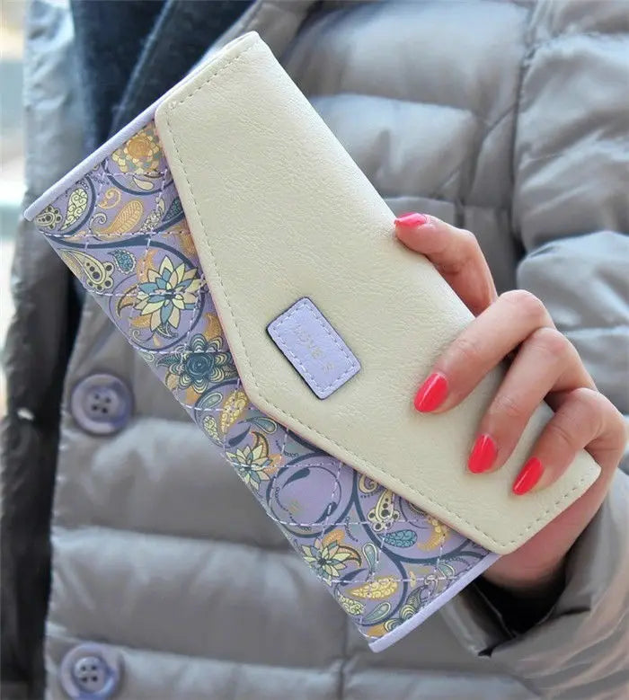 Floral Print Wallet