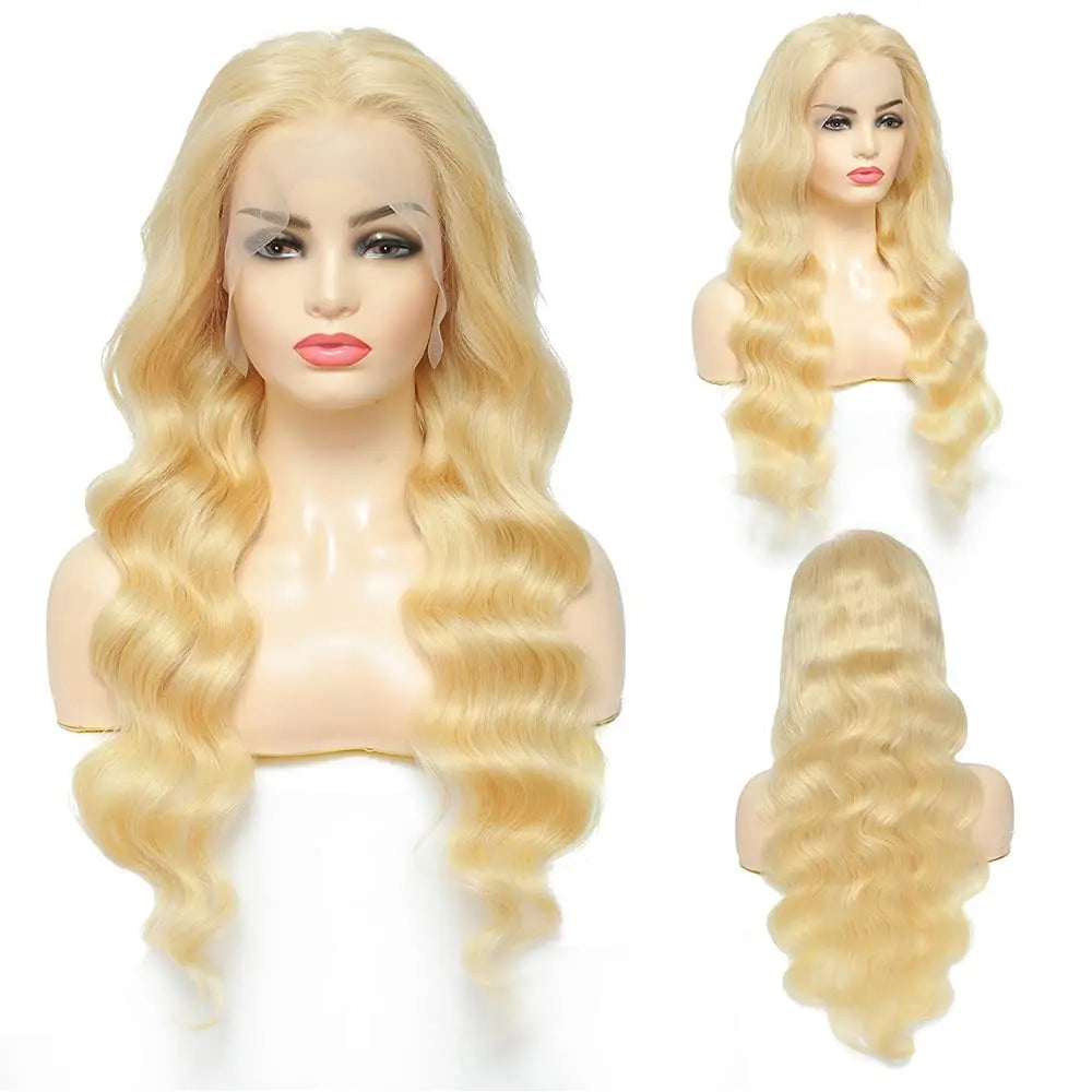 Body Wave Lace Front Wigs Blonde Wig
