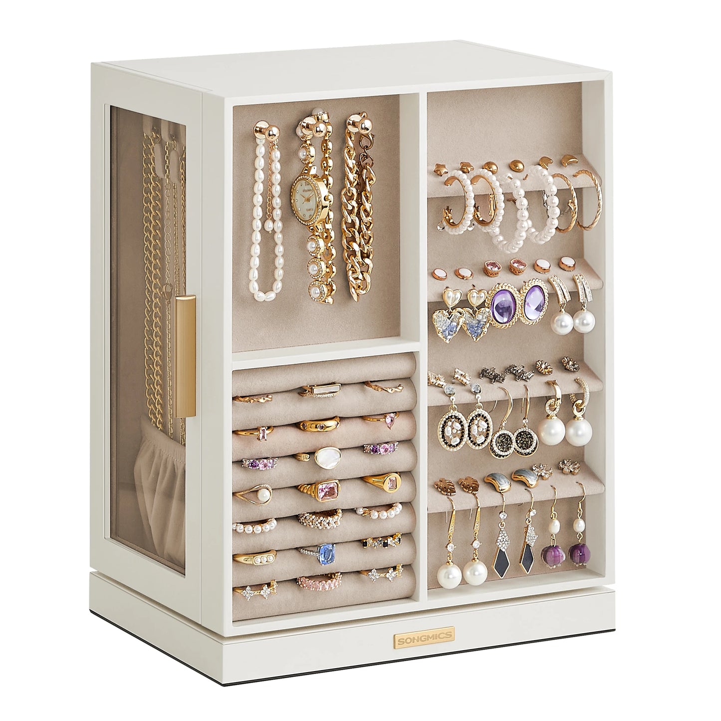 Box 360° Rotating, Jewelry Storage Case