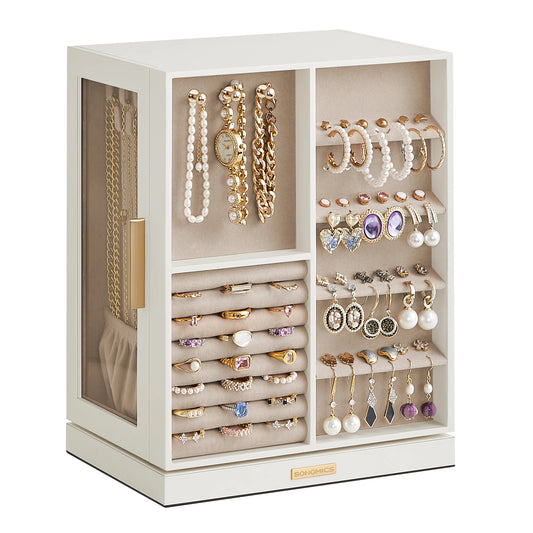 Box 360° Rotating, Jewelry Storage Case