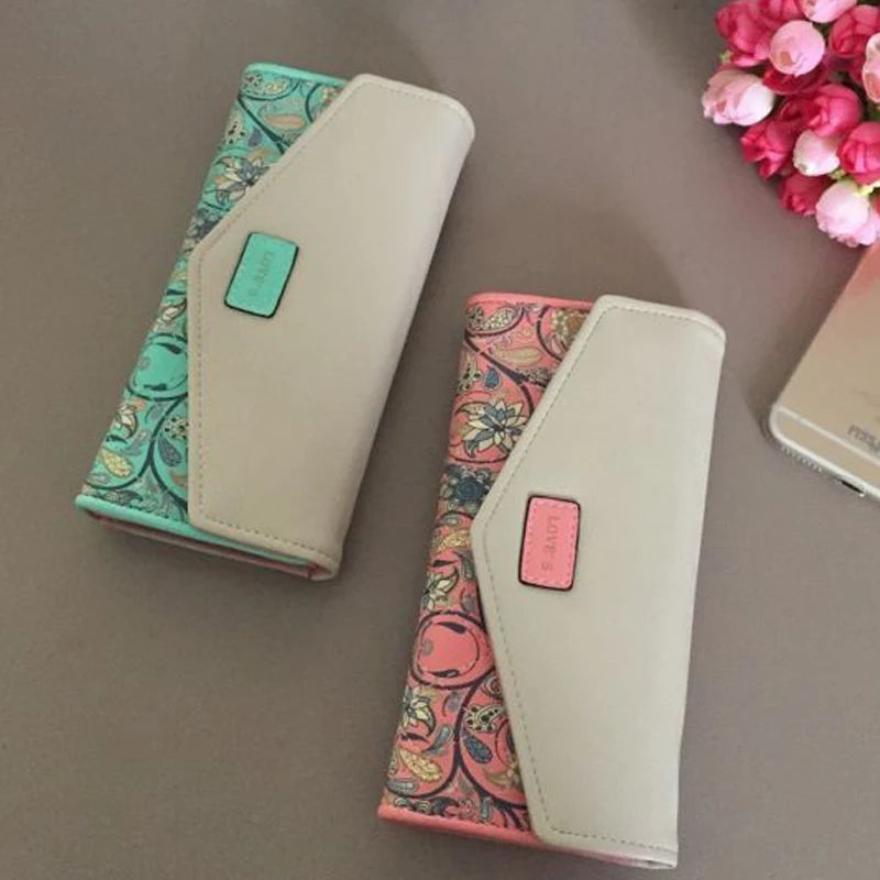 Floral Print Wallet