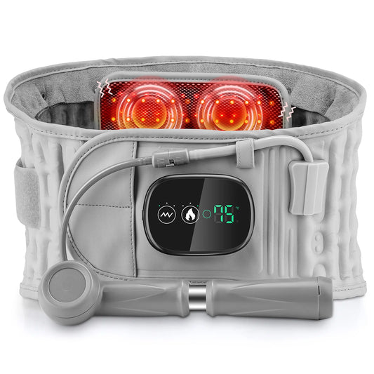 Decompression  Heated Vibration Massage Waist Belt