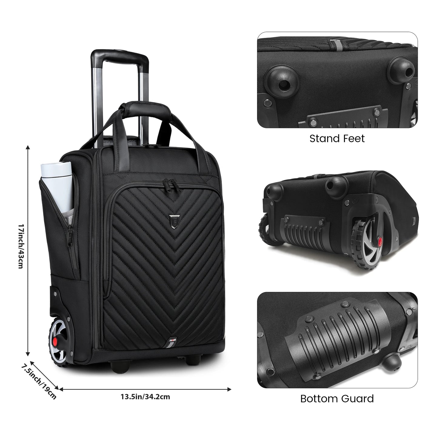 Airlines Luggage Travel Bag with Wheels