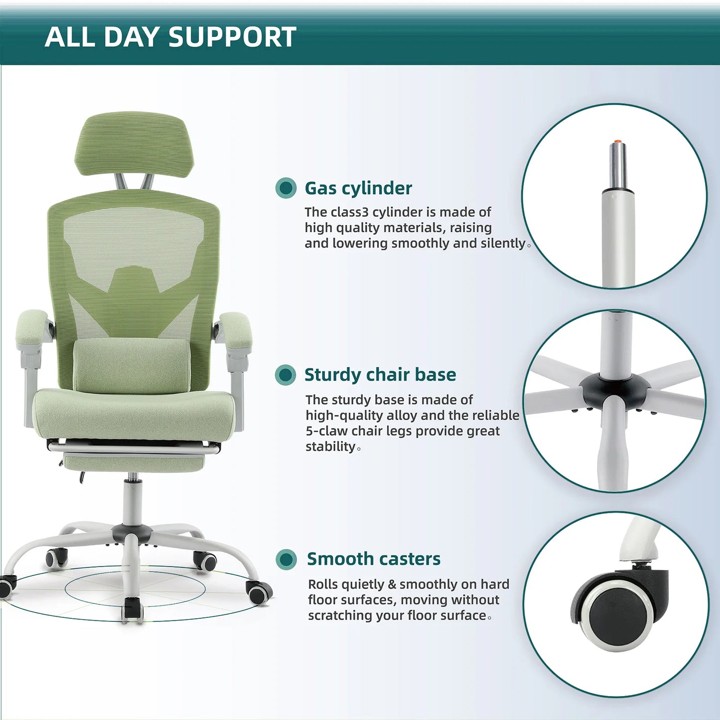 Reclining High Back Mesh Computer Chair
