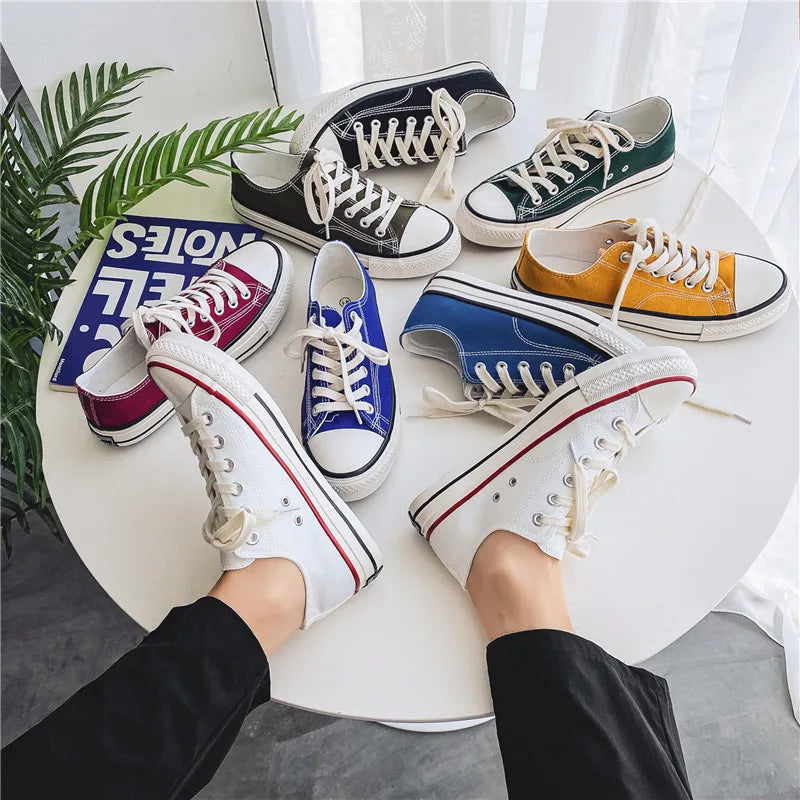 Classic 1970's Canvas Shoes for Men and Women