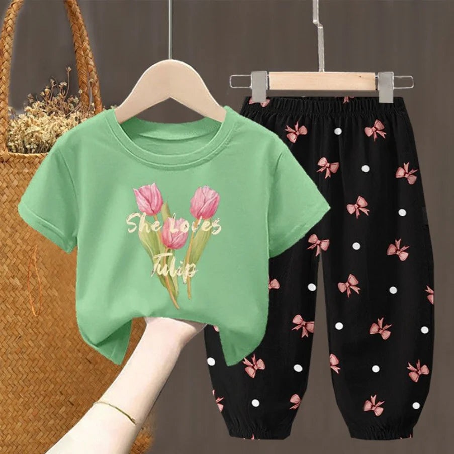2PCS Baby Girl Clothes