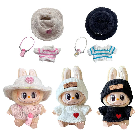 Labubu Idol Dolls Cute Mini Plush Doll's Clothes