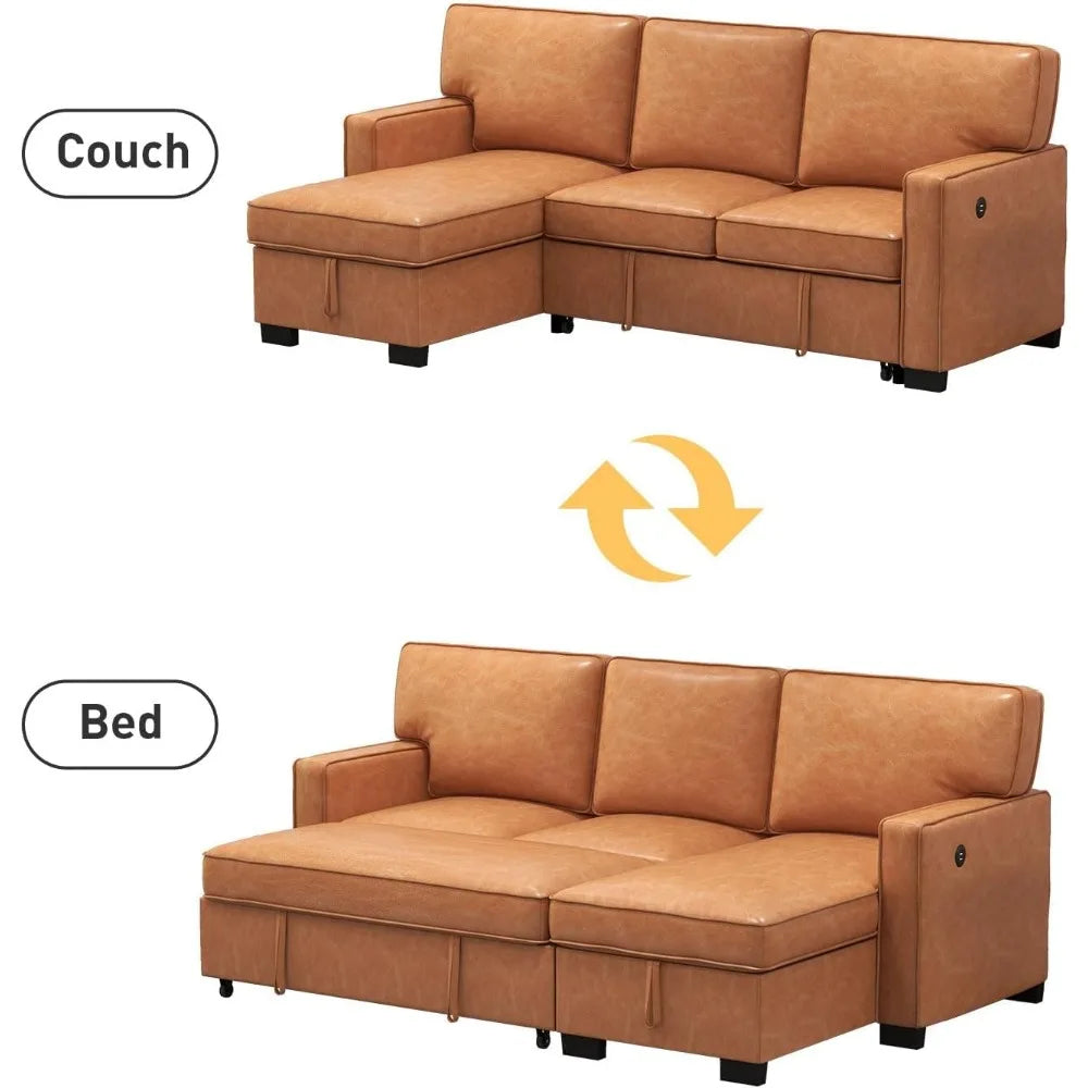 Convertible Sleeper Sofa 3 in 1
