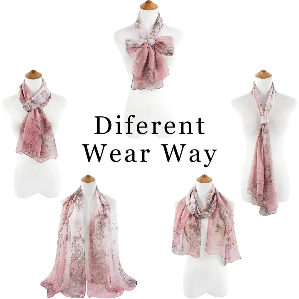 Women Soft Floral Print Shawl