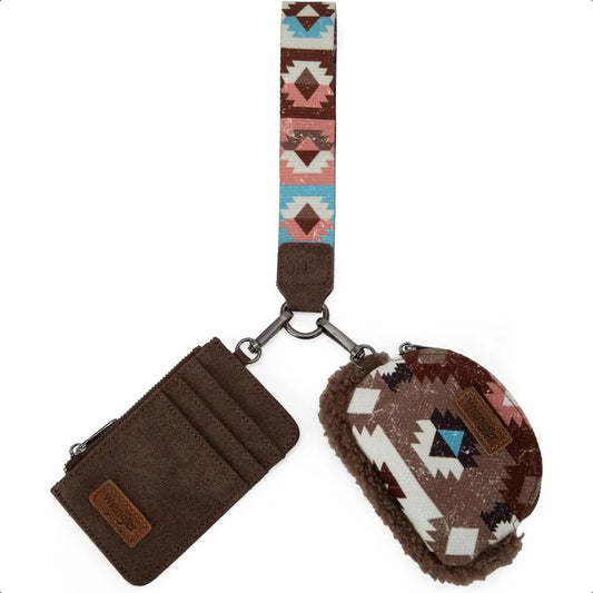 Western Keychain Wristlet Wallets for Women