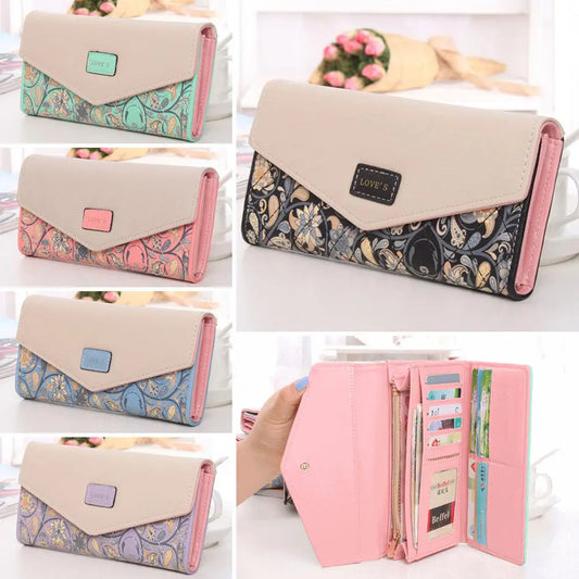 Floral Print Wallet