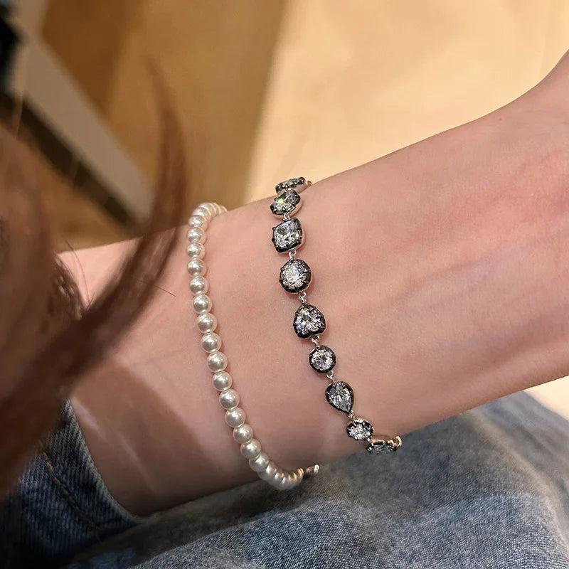 Black Flash Diamond Bracelet