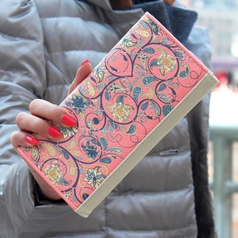 Floral Print Wallet