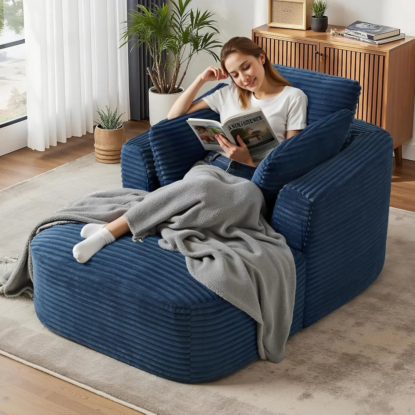 Oversized Chaise Lounge Chair