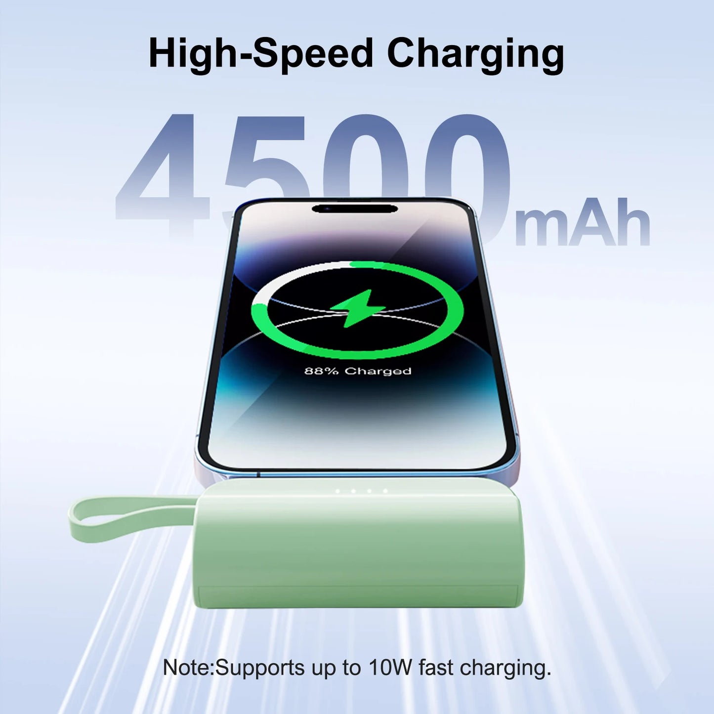 Mini Power Bank Portable 4500mAh For IPhone16/ 15/15 plus/15 pro/15 pro Max/Android