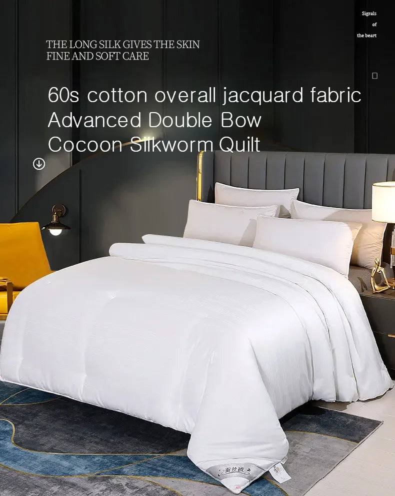 Silk Quilt is 100% natural silk