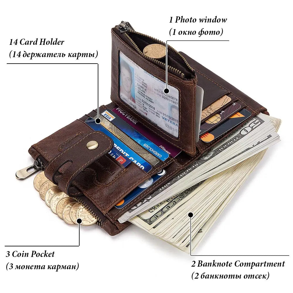 Genuine Leather Wallet for Men