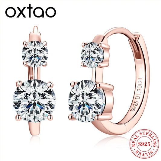 Diamond Hoop Earrings