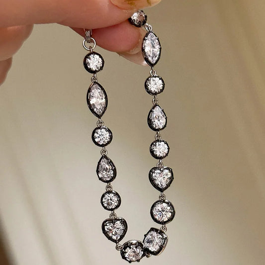 Black Flash Diamond Bracelet