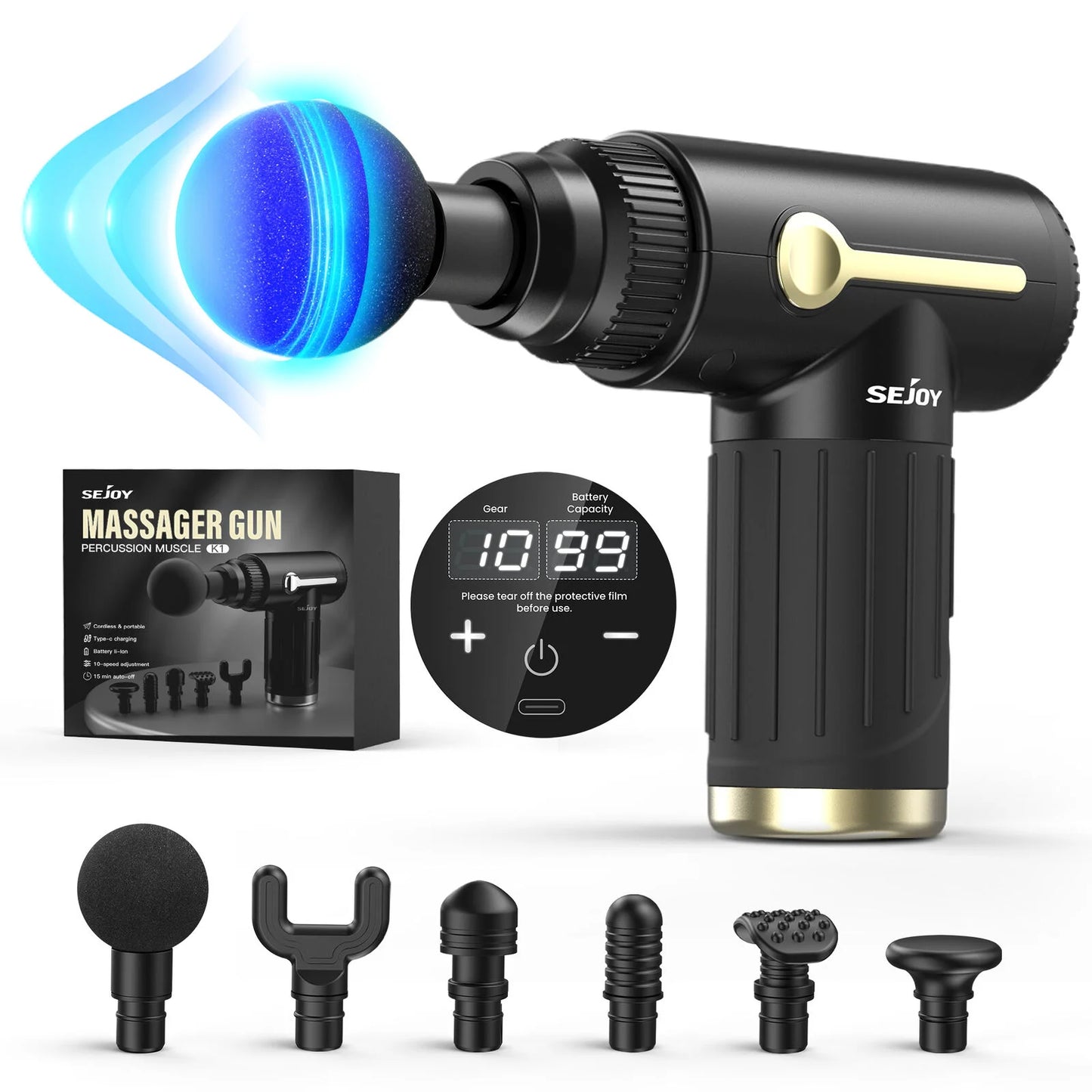 10 Speed Massage Gun