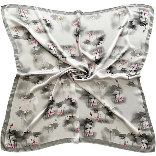Silk Like Head Scarf for Women