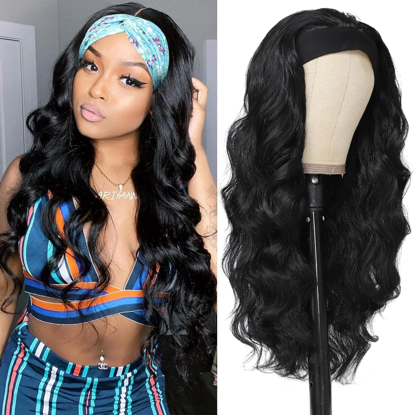 Straight Headband Wig