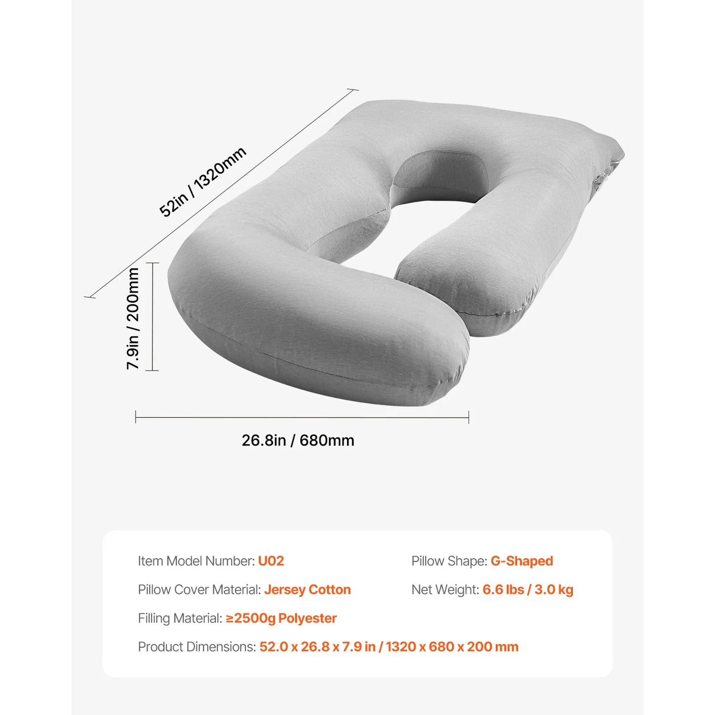 Maternity Pillow for Sleeping Full-Body