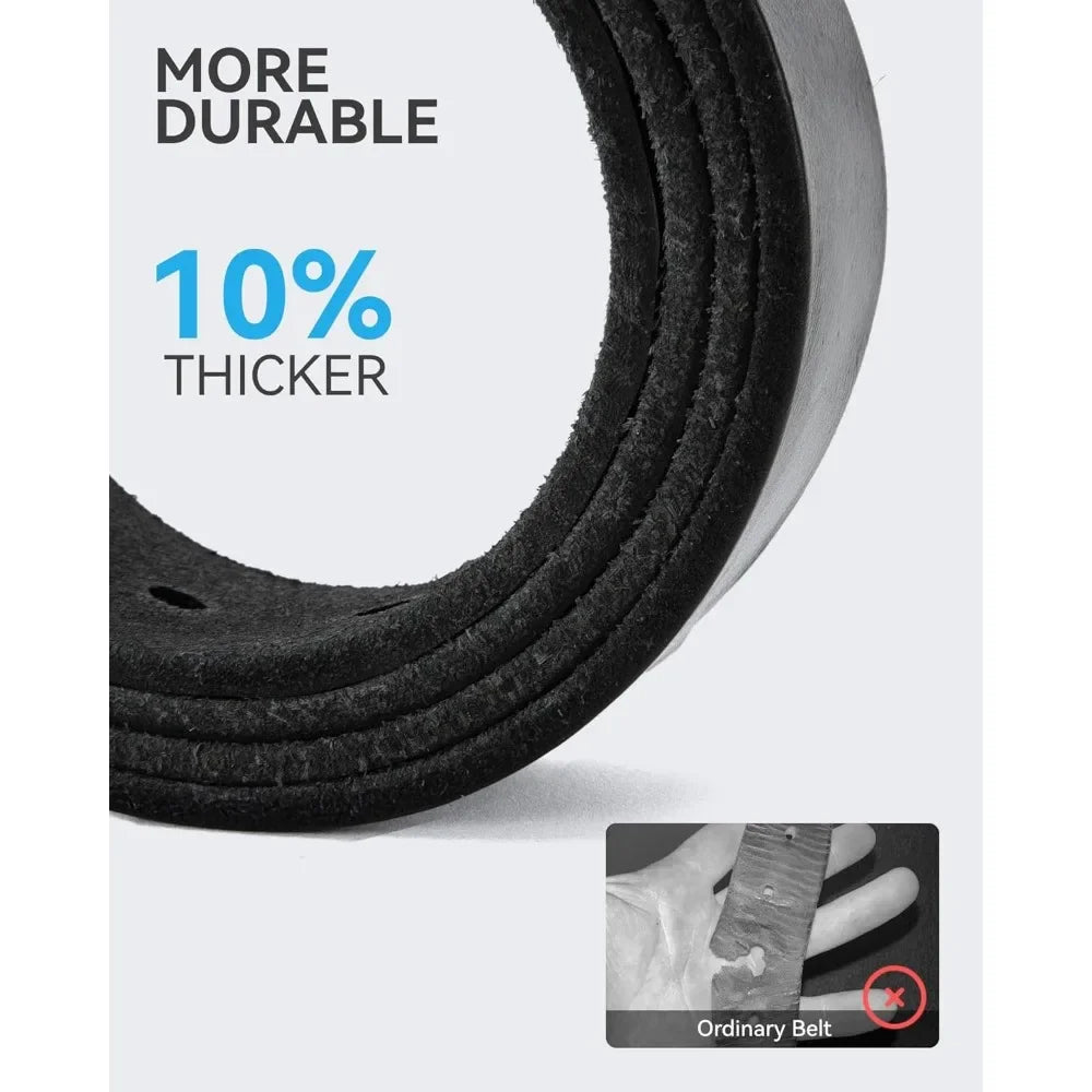 Men's Belts Casual with Genuine Leather