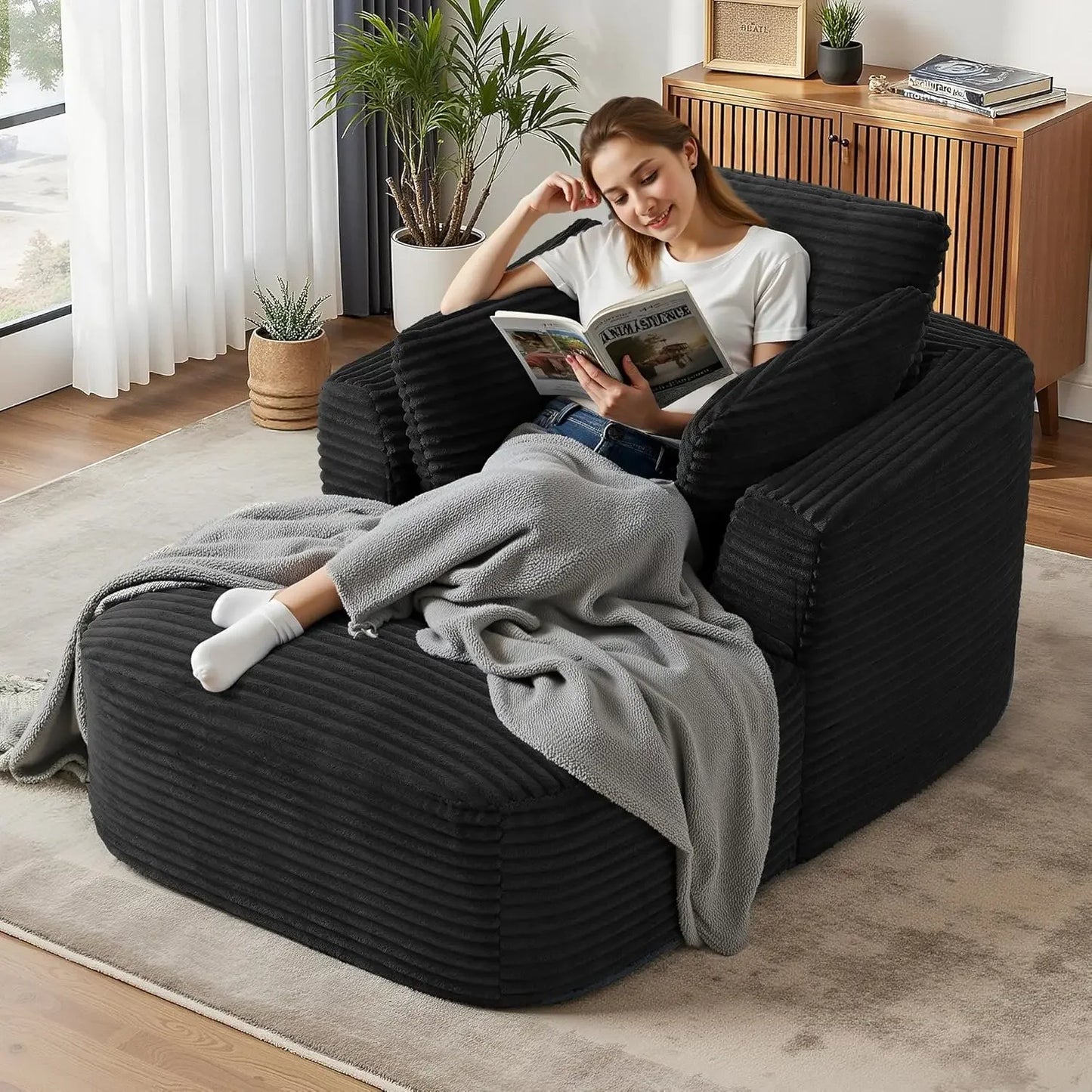 Oversized Chaise Lounge Chair