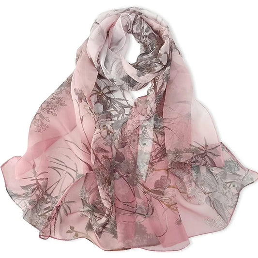 Women Soft Floral Print Shawl