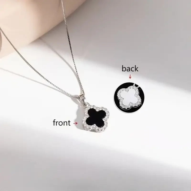 Four-leaf clover necklace