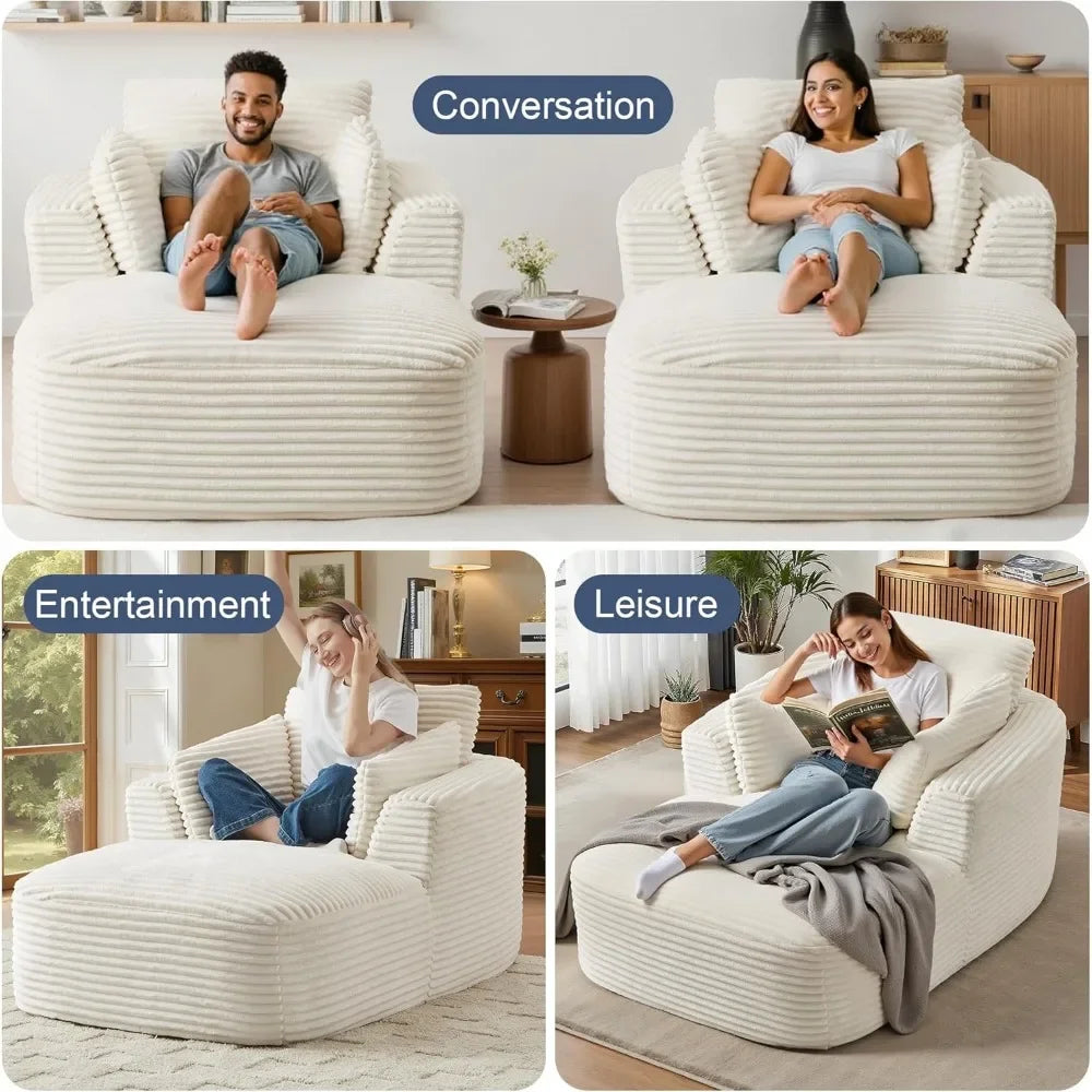 Oversized Chaise Lounge Chair