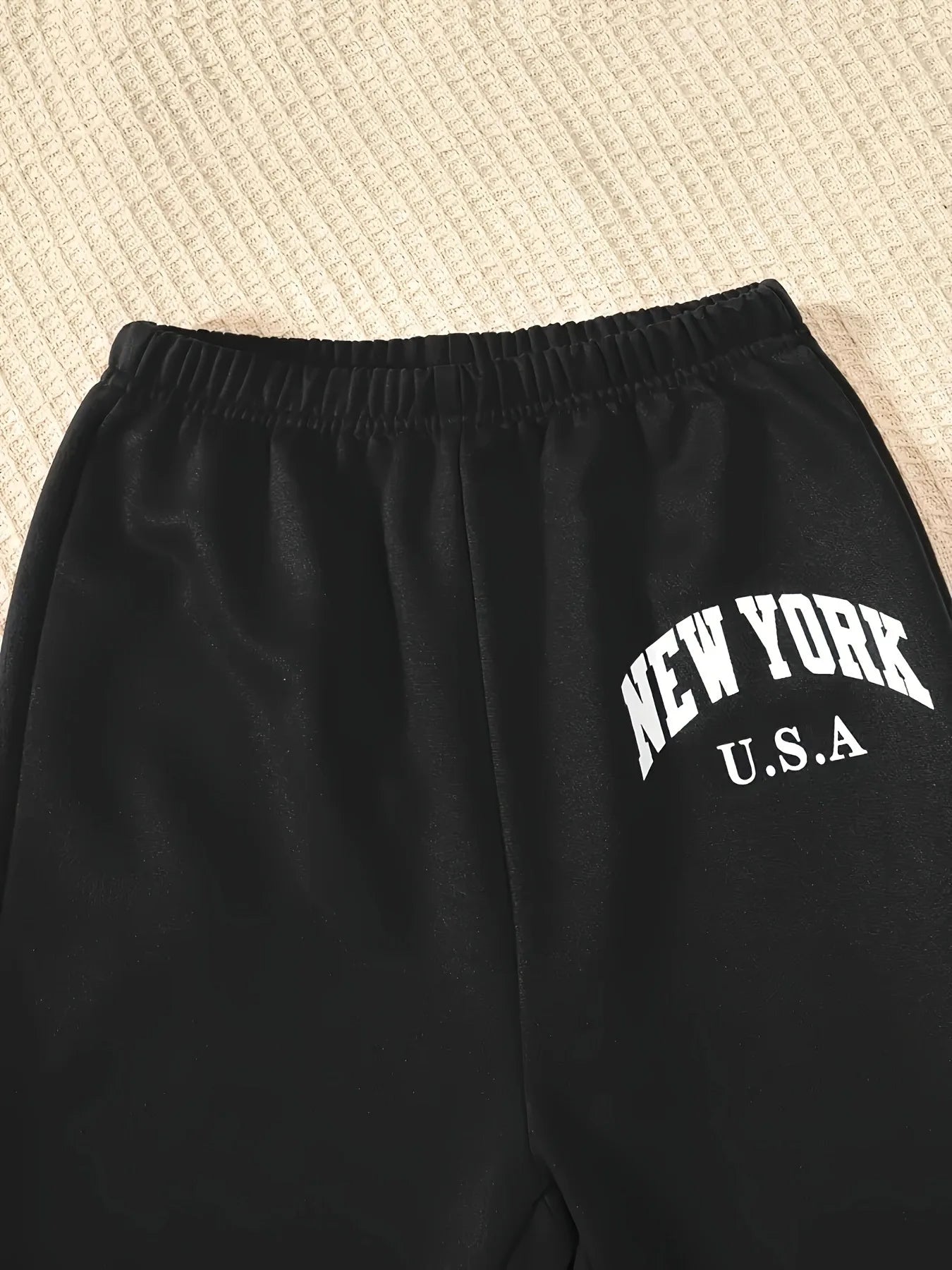 Girls clothes sweatshirt hooded crop top and bottom set