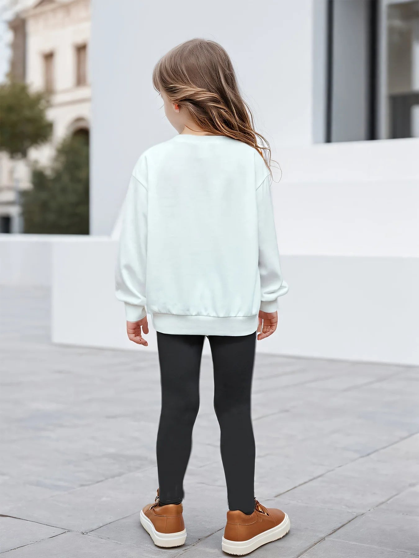 Girls' Outfit 2-Piece Set & Leopard Print Heart