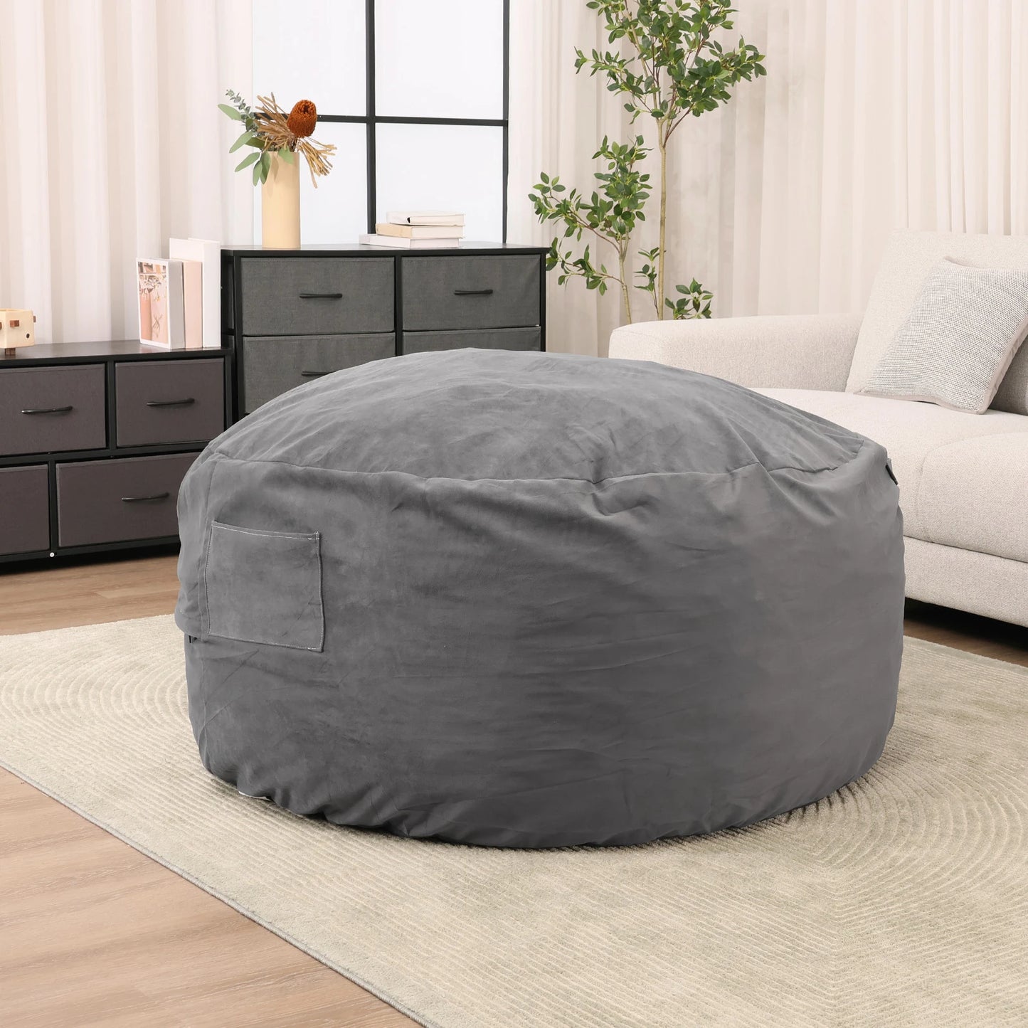Oversized 3/4FT Bean Bag Chair