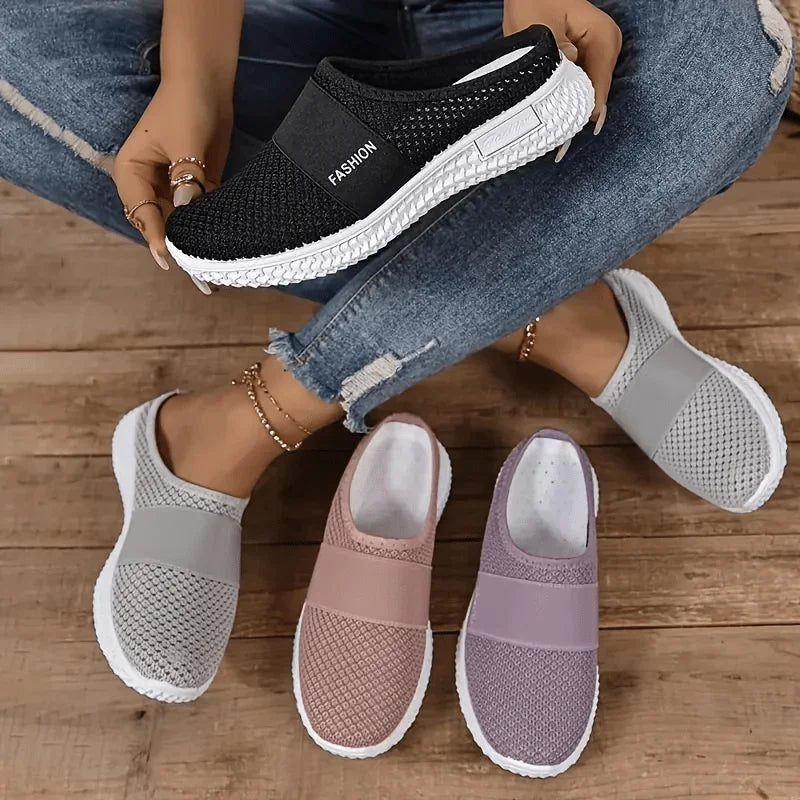 Soft Sole Platform Slip On Walking Shoes