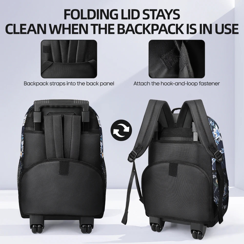 20 Inch Rolling Backpacks with Wheels