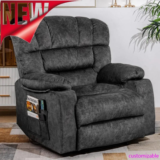 Gravity Recliners Foam Filling 2 Cup Holders & Side