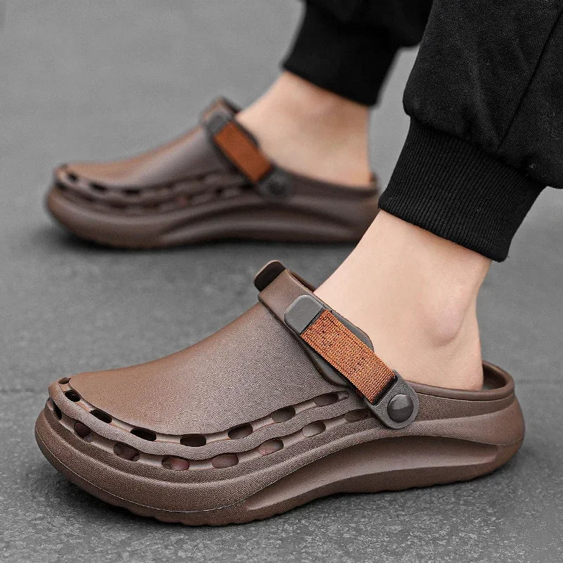 Solid Color Men's Sandals