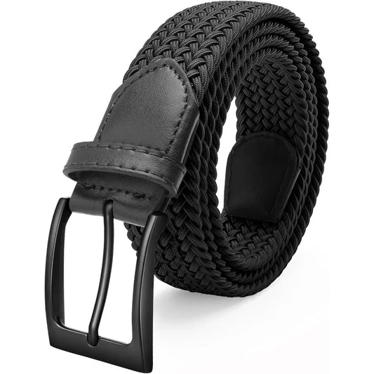 Elastic Braided Stretch Men's Belts